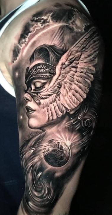 35 Amazing Valkyrie Tattoos That You Must See - Tattoo Me Now