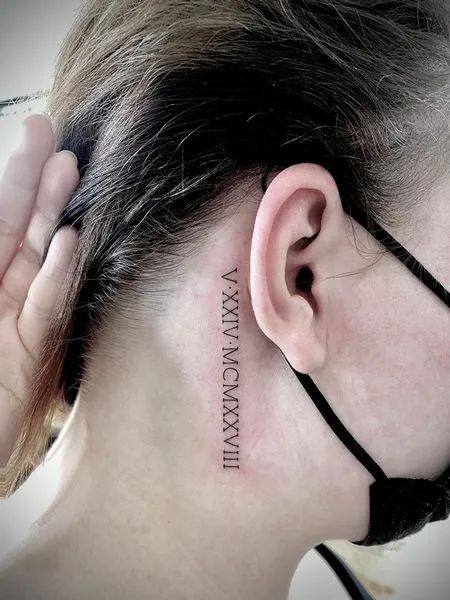 25 Gorgeous Roman Numeral Tattoo Designs - Tattoo Pro