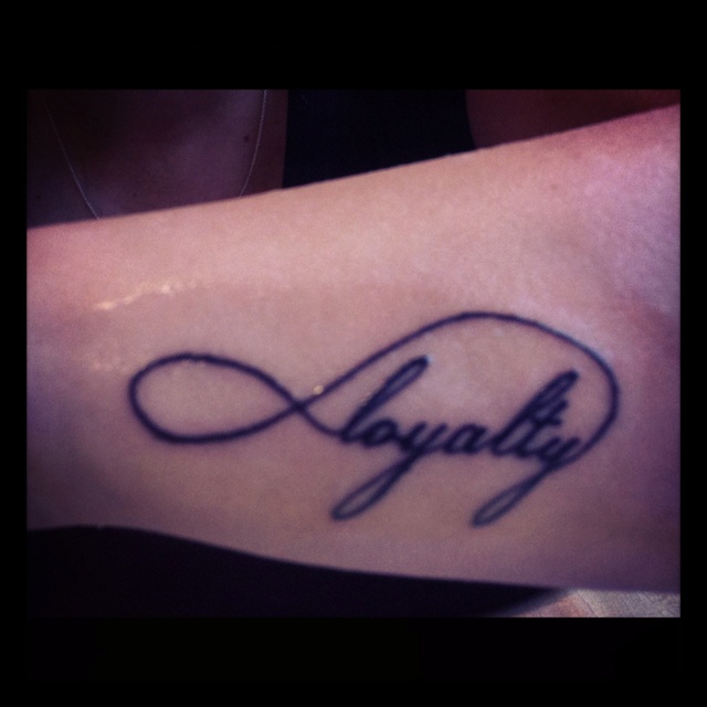 Infinity loyalty tattoo, matching tattoo idea for me & my best friend/  sister-in-law!!!!