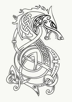Discover 42 Fenrir and Arte Viking Ideas | celtic knotwork wolf, sköll and  hati wolves tattoo, norse mythology tattoo, celtic animals and more