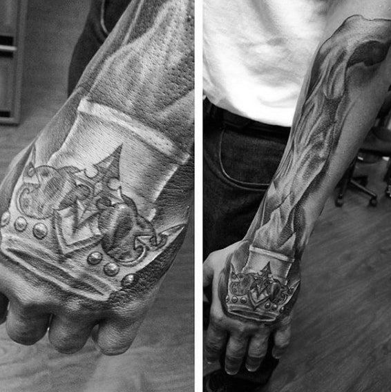 Crown Tattoos for Men - Design Ideas for Guys