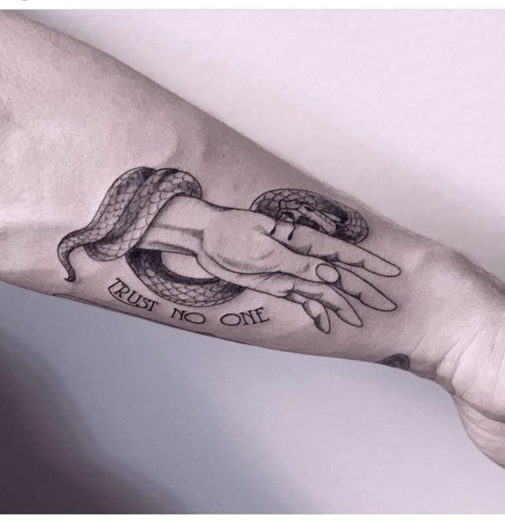 33 Trust No One Tattoo Design Ideas - The XO Factor