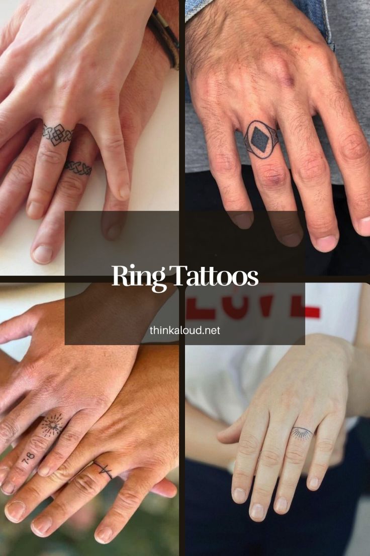 23 Irresistible Ring Tattoos You'll Fall in Love with