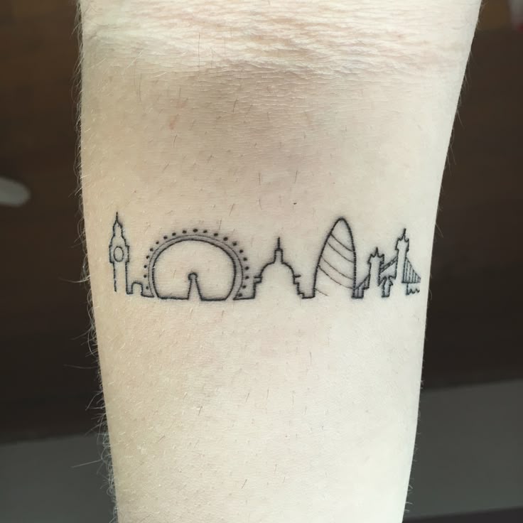 London skyline tattoo