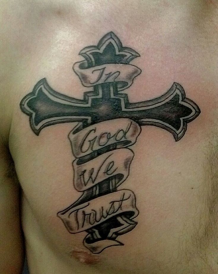 In God We Trust American Flag Cross Tattoo Cargovanrentalmiami | Cross  tattoo, Cross tattoo designs, Tattoo