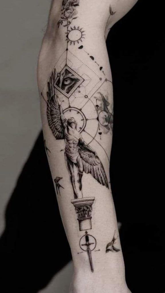 23 Icarus Tattoo Ideas 2025: Powerful Mythology Inspired Designs For Men On  Forearm, Spine, Leg And More
