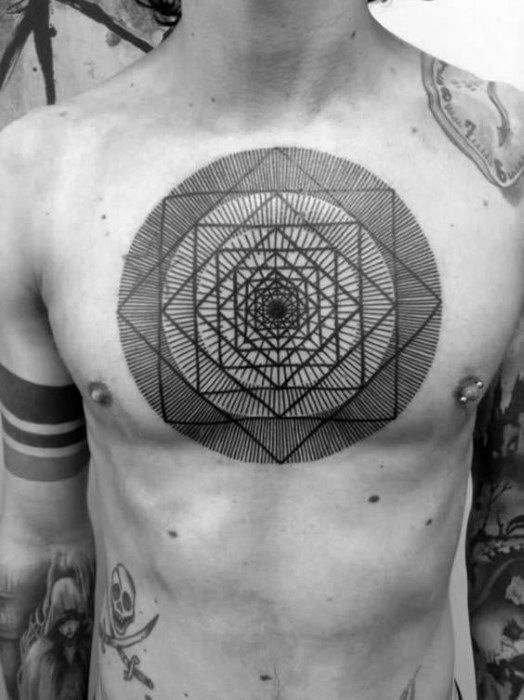 100 Crazy Optical Illusion Tattoos for Men