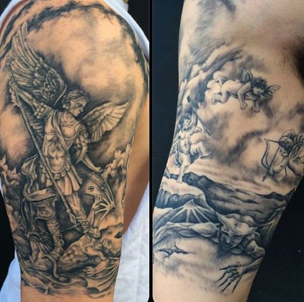 155+ Saint Michael Tattoos: Everything You Need to Learn! (with Meanings) -  Wild Tattoo Art