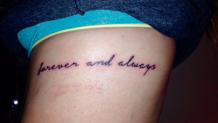 Pin by Chyenne Hillman on Tattoos | Forever and always tattoo, Always tattoo,  Forever tattoo