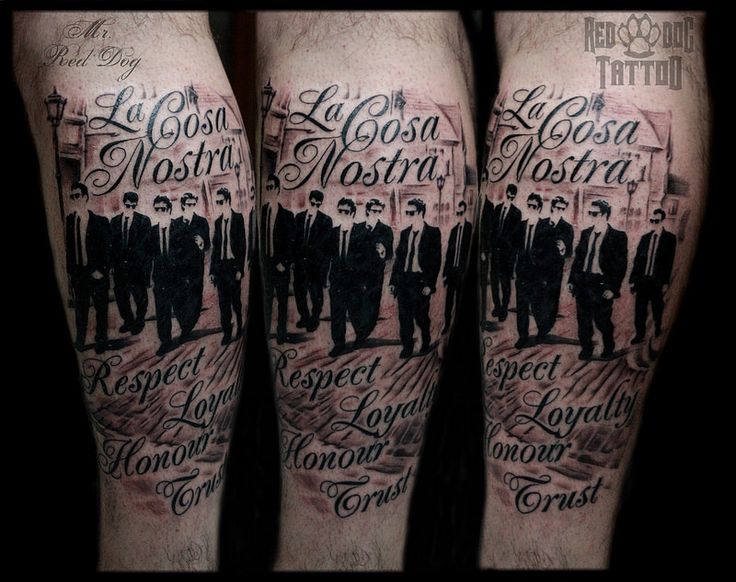 La Cosa Nostra Tattoo | Done by Mr. Red Dog at Red Dog Tatto…