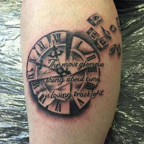 10+ Clock Tattoo Designs, Ideas