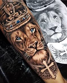 Discover 10 Lion Tattoo and Lion Forearm Tattoos Ideas | lion tattoo  sleeves, lion of judah tattoo shoulder, kreuz tattoo and more