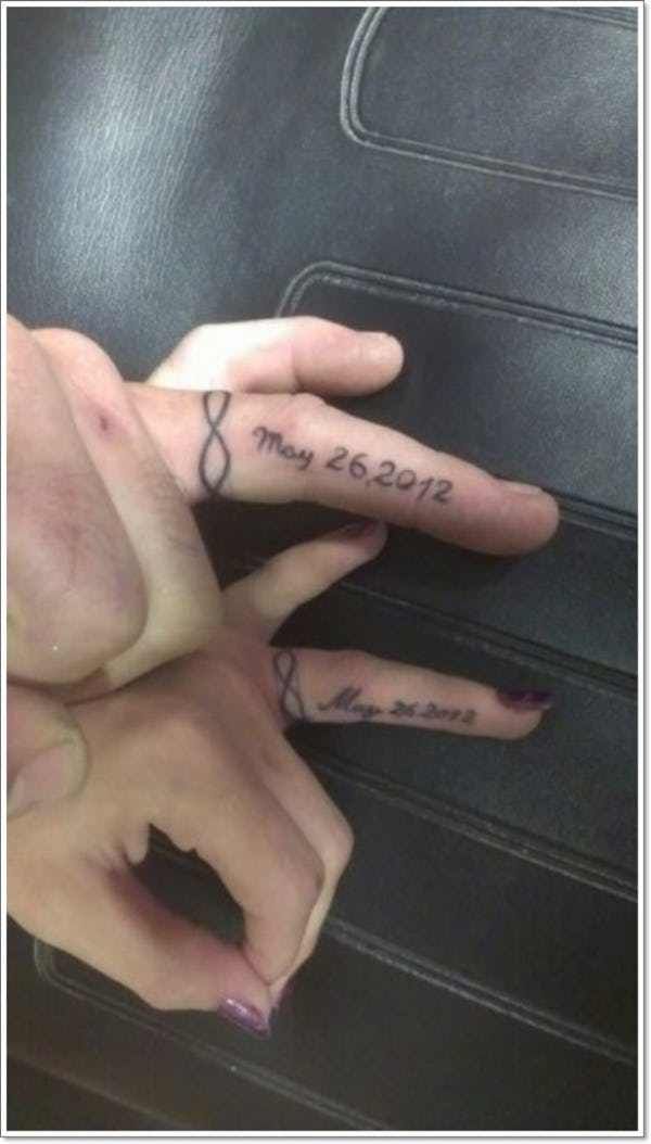 30 Creative and Romantic Wedding Tattoos