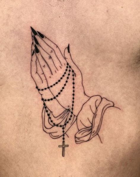 80 Praying Hands Tattoo Ideas To Put Your Faith In | Hand tattoos, Cute hand  tattoos, Praying hands tattoo design