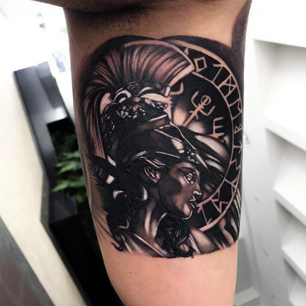 60 Athena Tattoo Designs for Men