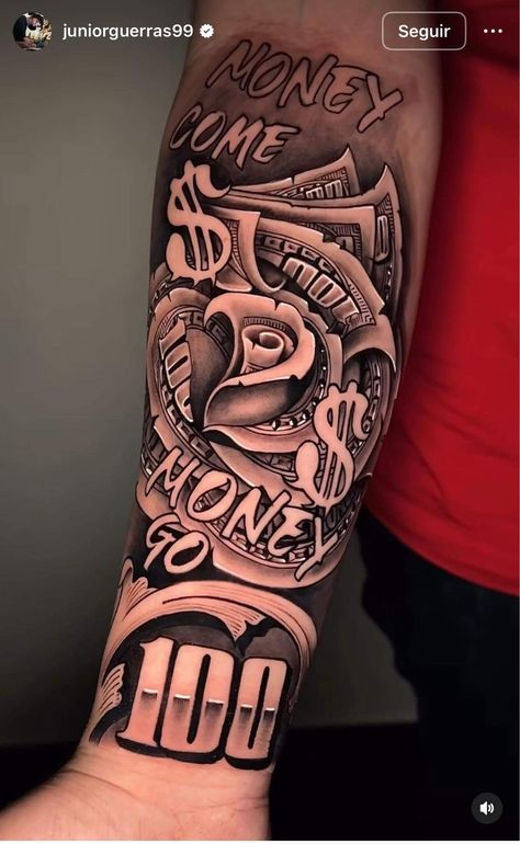 Money Leg Tattoos