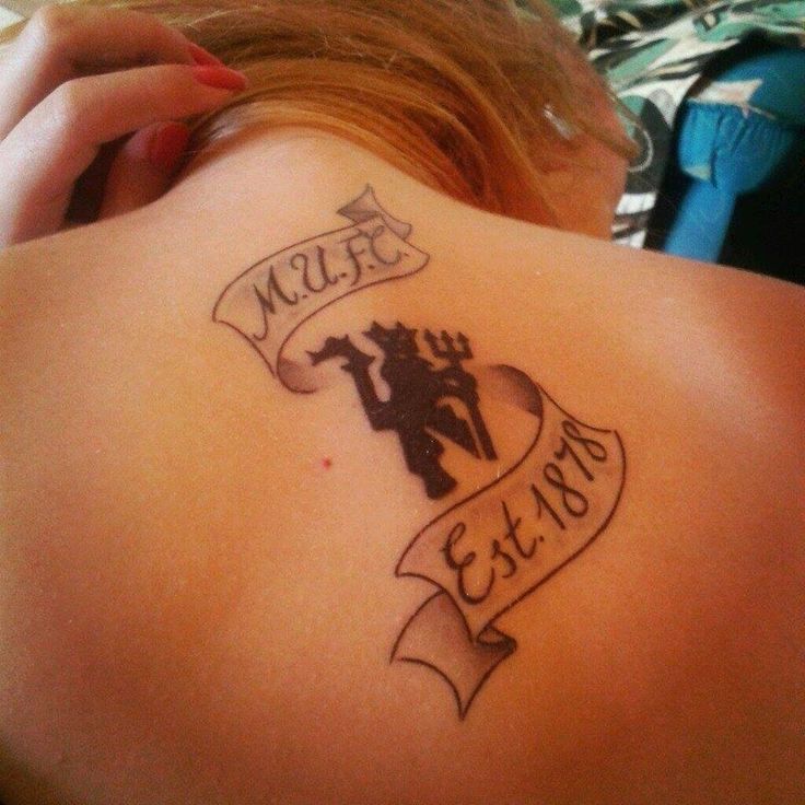 Manchester United tattoo