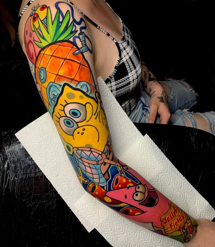 130 Cartoon Tattoo Ideas Inspired By All-Time Favorite Animated Shows