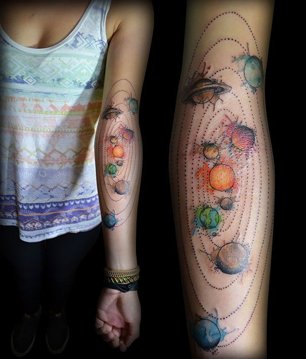56 Cosmic Tattoo Ideas For Astronomy Lovers