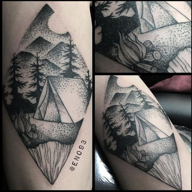 Camping tattoo More