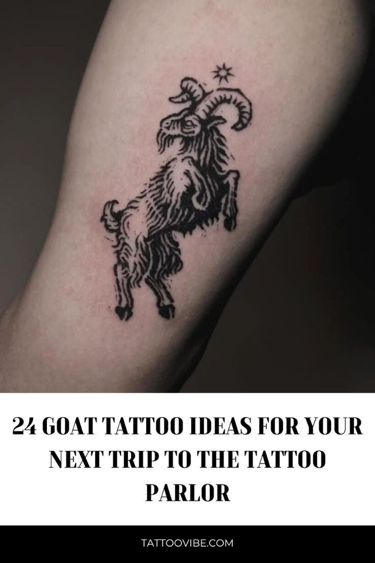 24 Goat Tattoo Ideas For Your Next Trip To The Tattoo Parlor