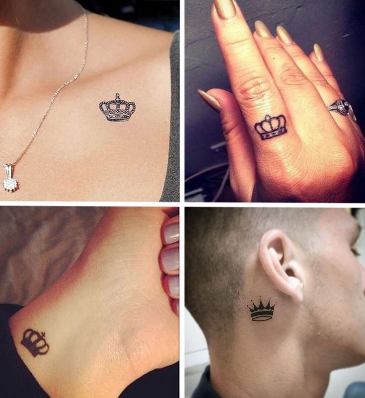 King And Queen Tattoos | Best Couple Tattoo Ideas