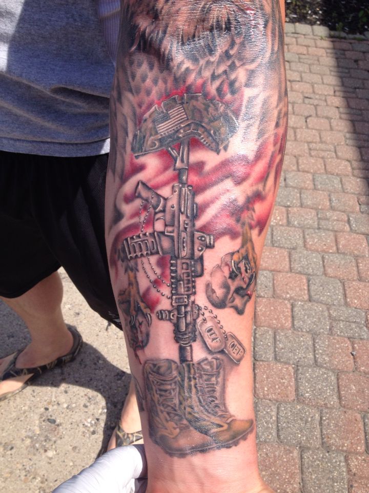7 Soldiers cross tattoos ideas to save today | tattoos, cross tattoo,  soldier tattoo and more