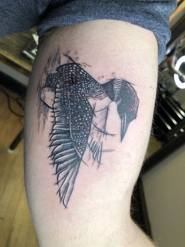 Loon tattoo