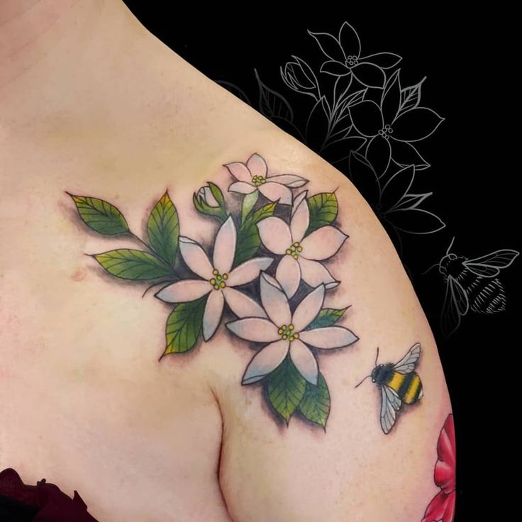 Jasmine Flower Tattoo Ideas Celebrating Delicate Beauty
