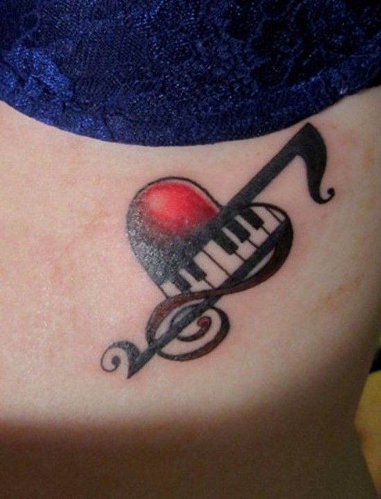 110 Charming Music Tattoo Designs