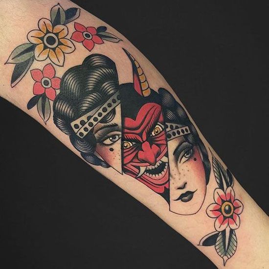 15+ Powerful Devil Tattoo Designs To Look Aggressive!