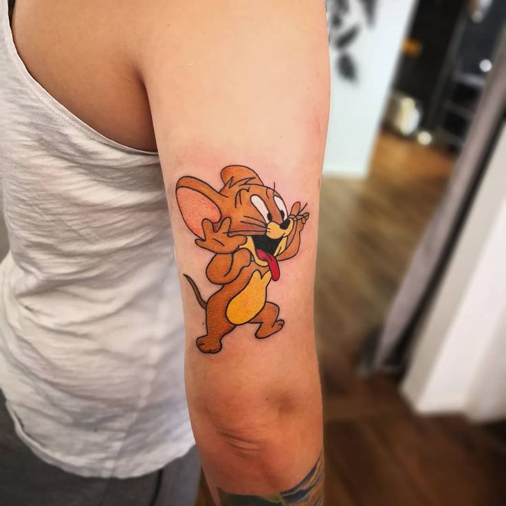 25+ Tom and Jerry Tattoo Ideas Check more at https://tattooidea.net/25-tom -and-jerry-tattoo-i...