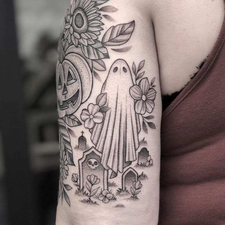 170+ Spooky Halloween Tattoos Ideas (2024)