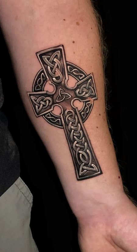 Celtic Cross Tattoo Arm