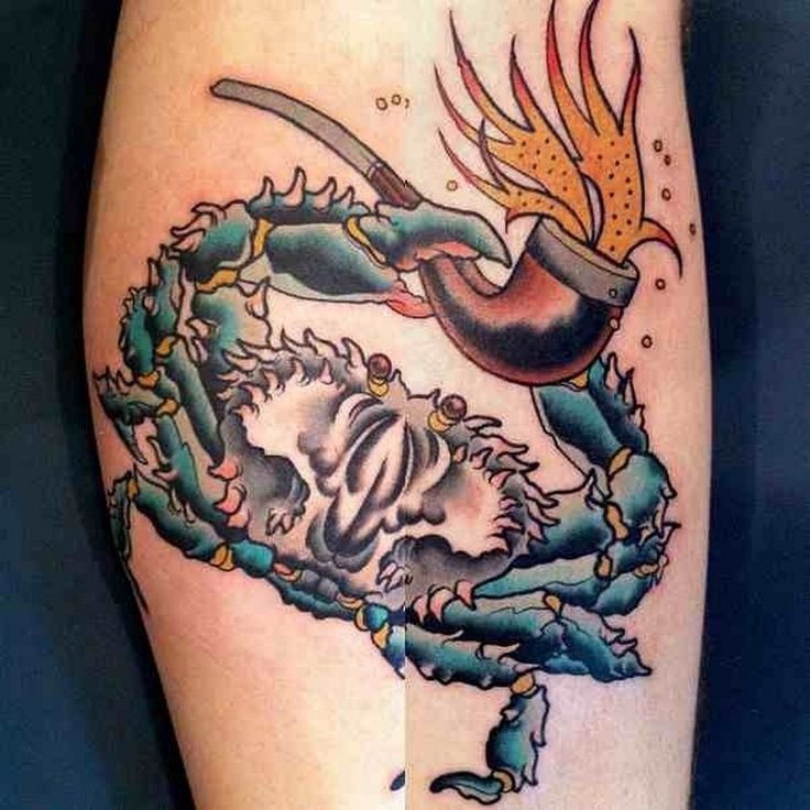 Crab tattoos
