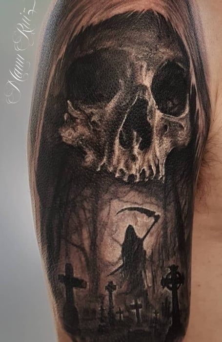 40 Grim Reaper Tattoo Designs and Meaning