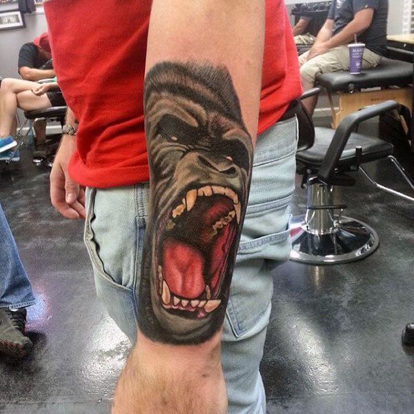 24 Of The Best Gorilla Tattoo Ideas Ever That Will Inspire you