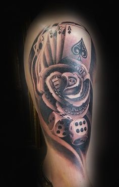 11 Casino tattoo ideas | casino tattoo, card tattoo, sleeve tattoos
