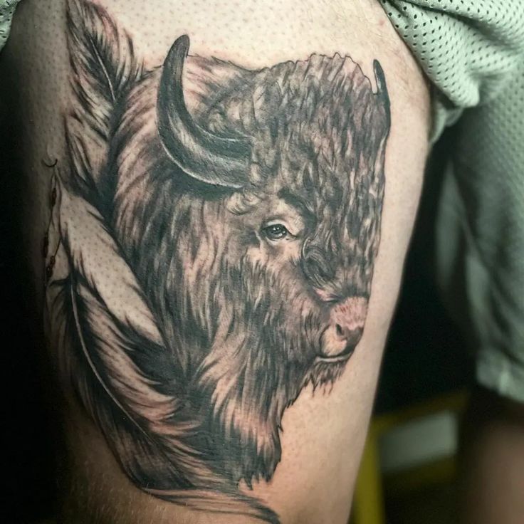 101 Best Buffalo Tattoo Ideas You'll Have To See To Believe!