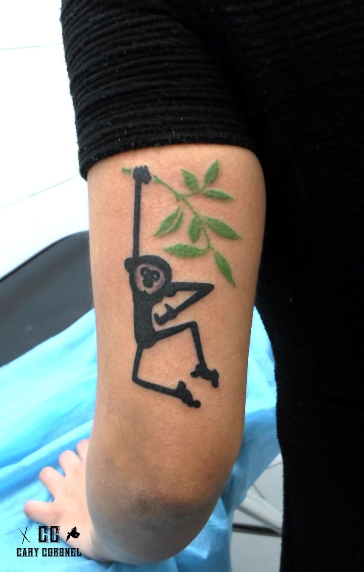 Monkey tattoo