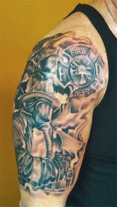 Firefighter: 30 Firefighter Tattoo's ideas to save today | fire fighter  tattoos, fire tattoo and more
