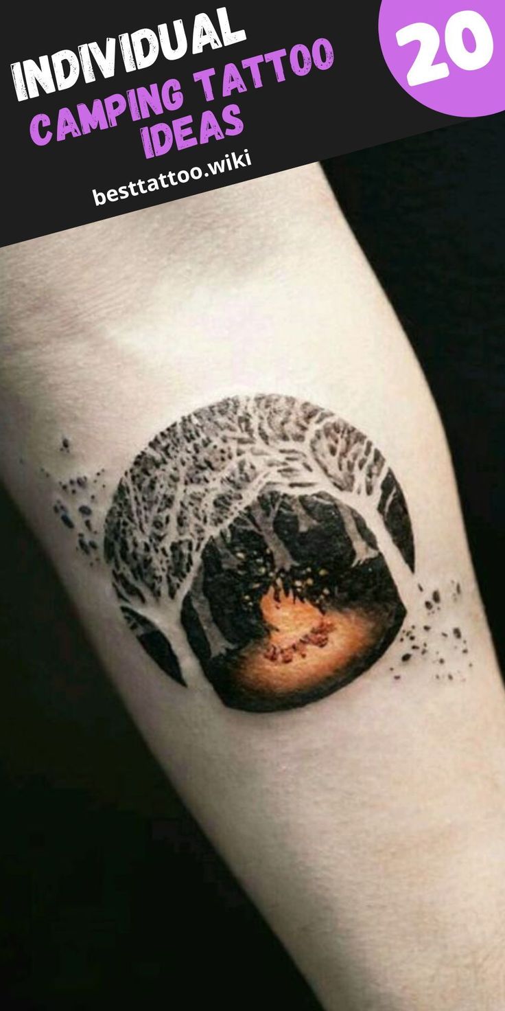 Wander into the Wild: 20 Camping Tattoo Ideas to Commemorate Your Love for  Nature in 2024