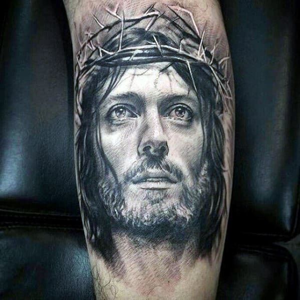 60 Jesus Arm Tattoo Designs for Men