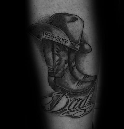 50 Cowboy Boot Tattoo Ideas for Men