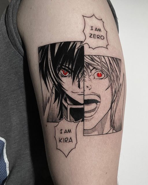Pin by Teachatat Khomudom on ไอเดียรอยสัก | Note tattoo, Tattoos, Manga  tattoo