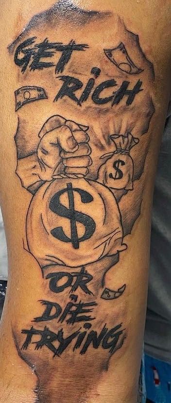 Pin by Norman Moreno on Tatuajes | Tattoos for guys, Arm tattoos for guys,  Money tattoo