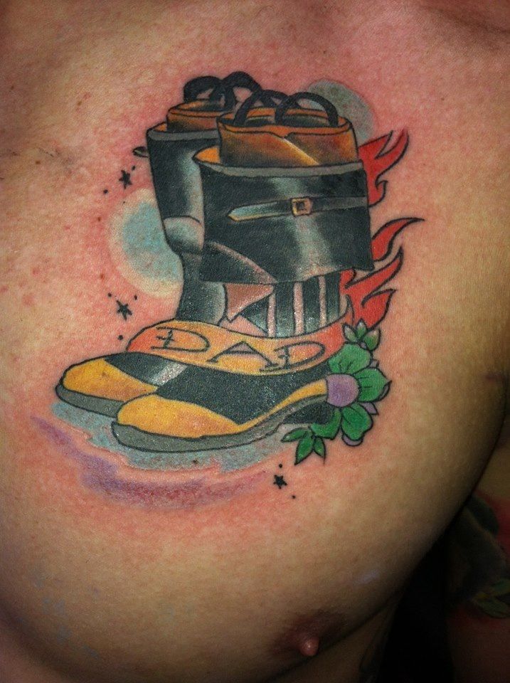 Pin by Crystal Slate on Tats | Fire department tattoos, Fire fighter tattoos,  Firefighter tattoo