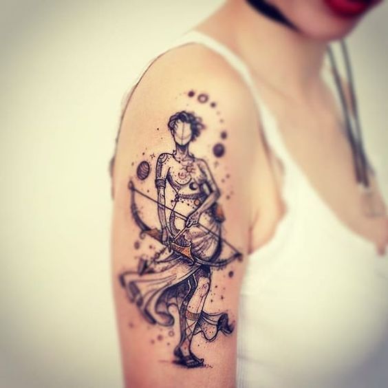 Pin by Nicole on Tattoo designs | Artemis tattoo, Body art tattoos, Sleeve  tattoos
