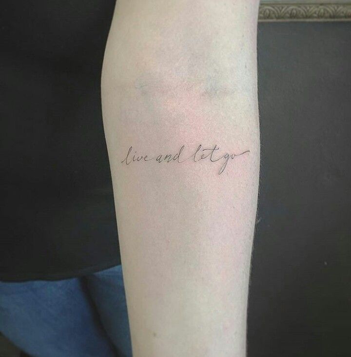 Not the words but script and placement