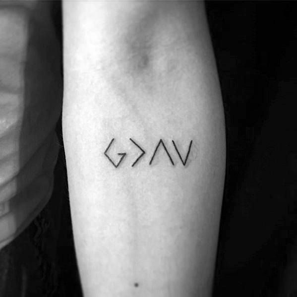 51 God Is Greater Than The Highs and Lows Tattoo Ideas